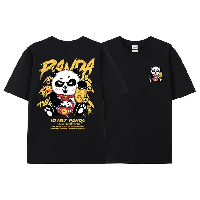 "Lovely Panda" Graphic T Shirt